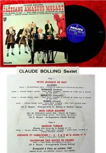LP Claude Bolling Jazzgang Amadeus Mozart 1965