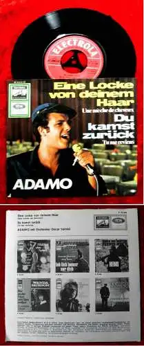Single Adamo: Eine Locke von deinem Haar (Electrola E 23 348) D 1965