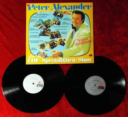 2LP Peter Alexander präsentiert die ZDF Spezialitäten Show (Ariola 66 472 2) D