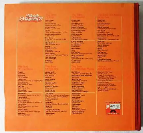 7LP Album Musik Magazin 1971 - The Best Of - (Polydor 2675 030) D 1971