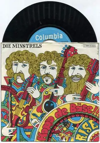 Single Minstrels: Kopp de Bässe!! (Columbia 1C 006-33 504) D 1970
