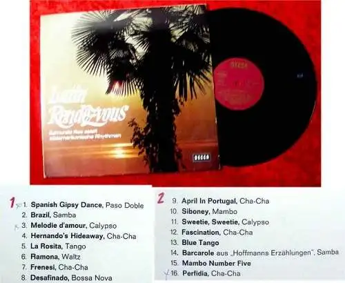 LP Edmundo Ros Latin Rendezvous Decca Royal Sound Stere