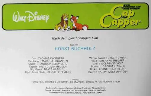LP Cap & Copper - mit Horst Buchholz (Disneyland 0056.519) D 1981