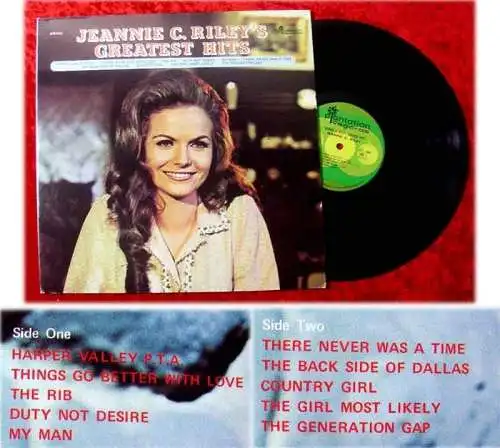 LP Jeannie C Riley Greatest Hits