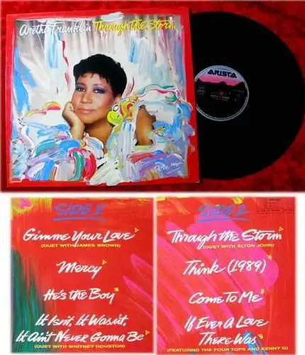 LP Aretha Franklin Through the Storm