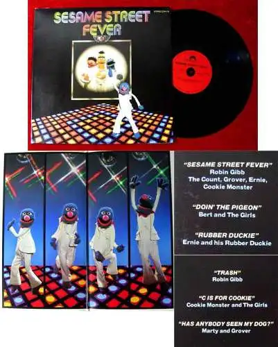 LP Sesame Street Fever (Polydor 2344 119) D 1978 feat. Robin Gibb