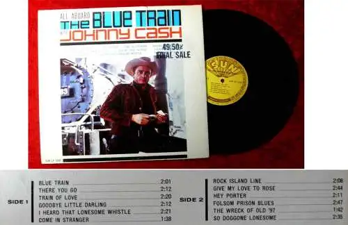 LP Johnny Cash: All Aboard The Blue Train (Sun LP 1270) US