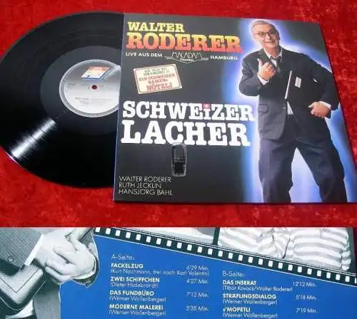 LP Walter Roderer: Schweizer Lacher - Live in Hamburg