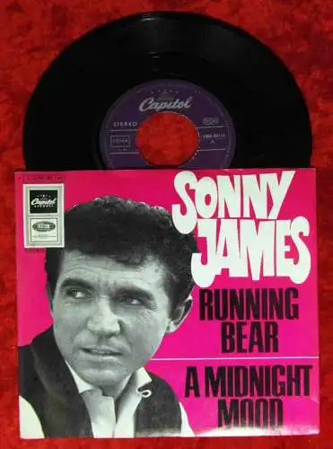 Single Sonny James: Running Bear (Capitol 1C 006-80 114) D 1969