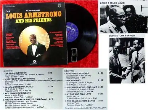 LP Louis Armstrong & Friends - die letzte Aufnahme