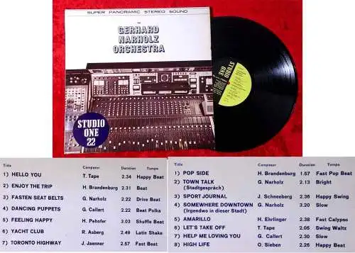 LP Gerhard Narholz Orchestra (Studio One 22) UK 1973