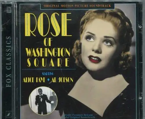 CD Rose Of Washington Square - Alice Faye - Soundtrack - (Varese Sarabande) 1999