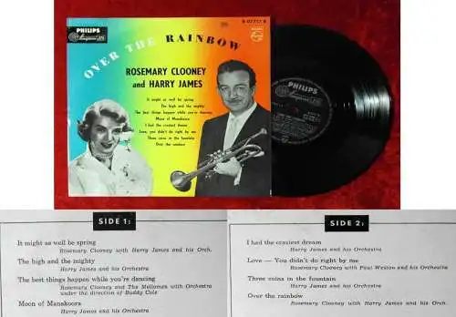 25cm LP Rosemary Clooney & Harry James: Over The Rainbow (Philips B 07717 R) NL