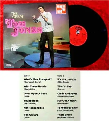 LP Tom Jones The Great Musik für Alle Serie ND 263