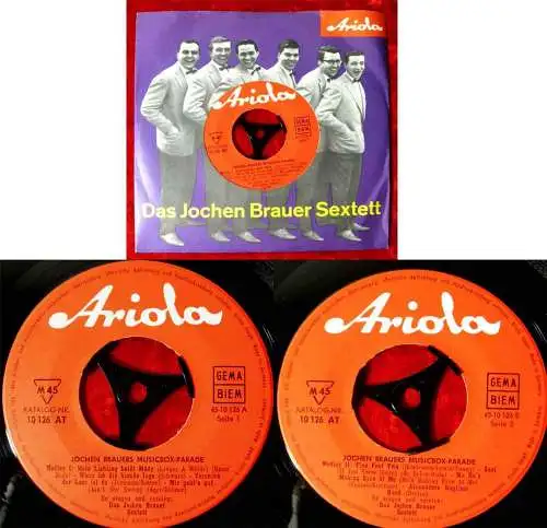 Single Jochen Brauer Sextett: Jochen Brauers Musicbox-Parade (Ariola 10 126 AT)
