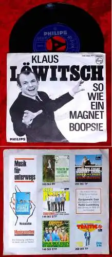 Single Klaus Löwitsch: So wie ein Magnet  (Philips 346 083 PF) D 1967