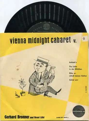 EP Gerhard Bronner & Bruni Löbel: Vienna Midnight Cabaret V (Amadeo 16015) A