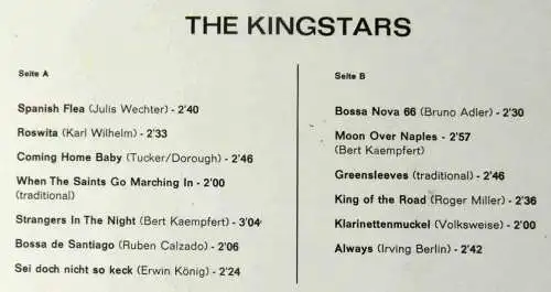LP Kingstars: At the Nightclub (MPS 12 008 Stereo) D 1965