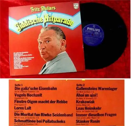 LP Fritz Muliar Jüdische Hitparade 1976