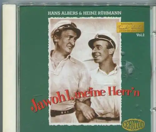 CD Hans Albers & Heinz Rühmann: Jawoll meine Herren - Günter Discher Edition