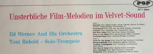 LP Toni Rabold: Unsterbliche Filmmelodien im Velvet Sound (Pop ZS 10139) D 1968