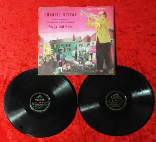 2 Original 78er Schellackplatten im Album Charlie Spivak: Porhy and Bess (RCA)