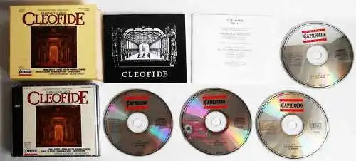 4CD Box Hasse: Cleofide - Kirkby Mellon Wong Christie (Capriccio) 1987