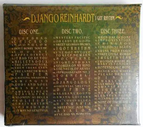 3 CD Box Django Reinhardt: I Got Rhythm