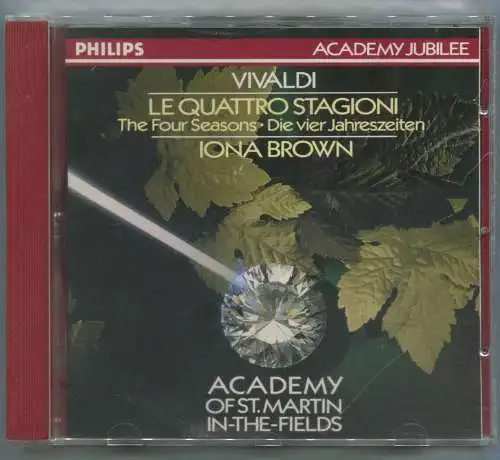 CD Academy Of St. Martin In The Fields: Vivaldi 4 Jahreszeiten (Philips) 1989