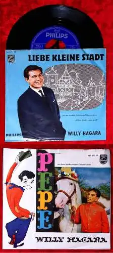 Single Willy Hagara: Liebe kleine Stadt / Pepe (Philips 345 277 PF) D 1961