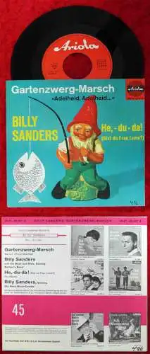 Single Billy Sanders: Gartenzwerg Marsch ("Adelheid...") (Ariola 45 407) D 1963