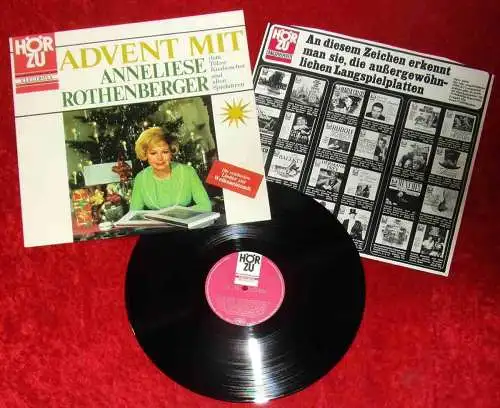 LP Anneliese Rothenberger: Advent mit Anneleise Rothenberger (Hör Zu SHZE 205) D