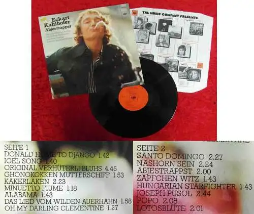 LP Eckart Kahlhofer: Abjestrappst (CBS 65755) NL 1973