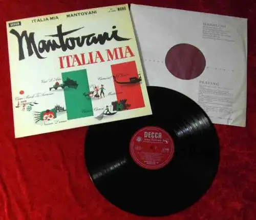 LP Mantovani: Italia Mia (Decca LK 4396 ffrr) UK