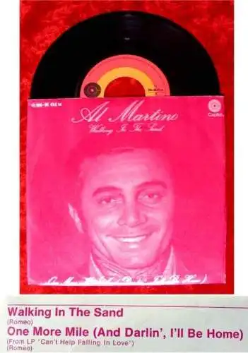 Single Al Martino Walking in the sand