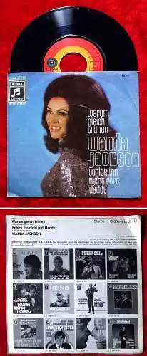 Single Wanda Jackson: Warum gleich Tränen (Capitol 1C 006-80 412) D 1970