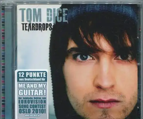 CD Tom Dice: Teardrops (Universal) Eurovision Song Contest 2010 Oslo