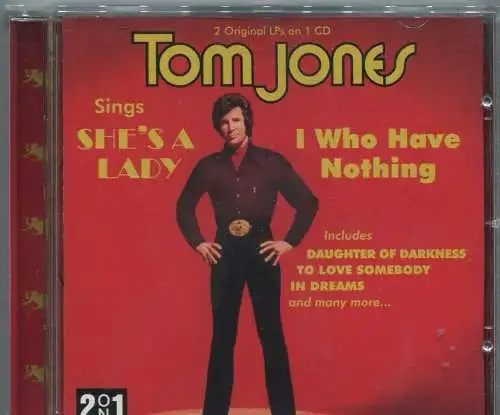 CD Tom Jones: She´s A Lady / I Who Have Nothing (Repertoire) 1998