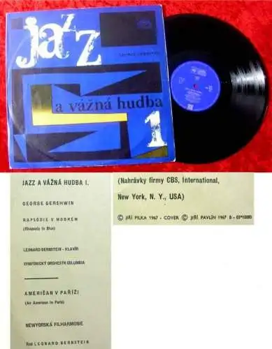 LP Leonard Bernstein Jazz a vazna hudbai George Gershwi