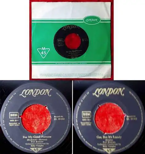 Single Pat Boone: For my Good Fortune (London DL 20 203) D
