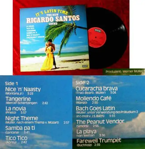 LP Ricardo Santos: It´s Latin Time (Decca 623007 AO) D 1977