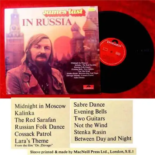 LP James Last in Russia (engl. Pressung) 2371 293