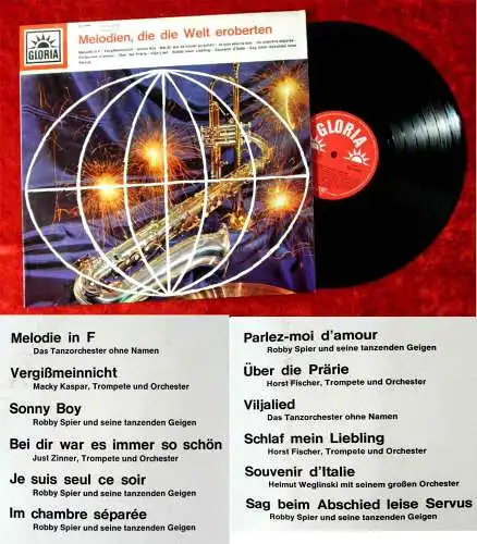 LP Melodien, die die Welt eroberten (Gloria GL 14 003) Musterplatte