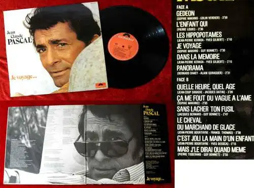 LP Jean Claude Pascal: Je voyage.... (Polydor 2473 026) F