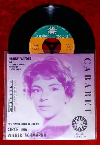 Single Hanne Wieder: Cabaret - Circe & Wiener Schmäh (Jupiter J-45 147) D