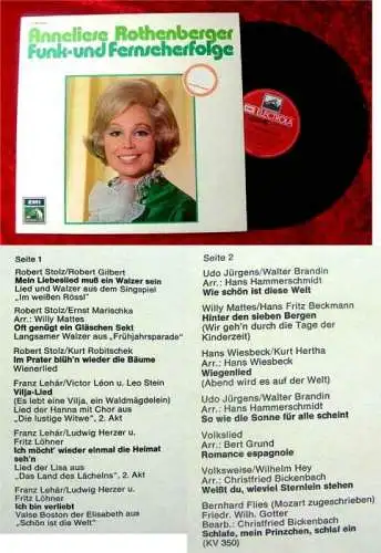 LP Anneliese Rothenberger Funk-und Fernseherfolge