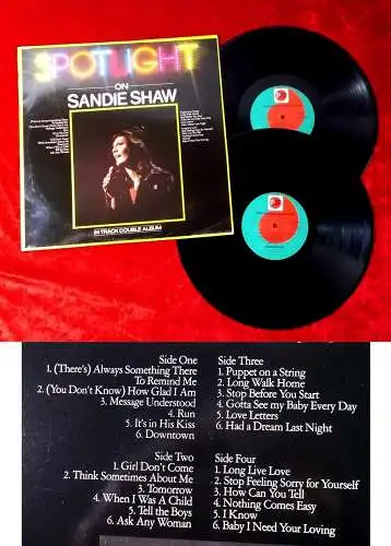 2LP Sandie Shaw: Spotlight On (PRT SPOT 6806) UK 1984