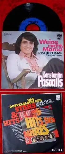 Single Konstantin Pascalis: Weine nicht, Mama (Philips 6003 436) D 1974
