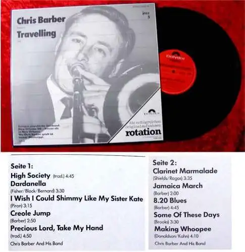 LP Chris Barber: Travelling (Rotation)