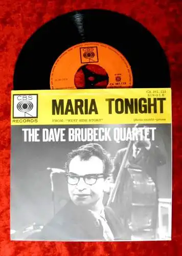 Single Dave Brubeck Quartet: Maria / Tonight (CBS CA 281 115) NL 1962